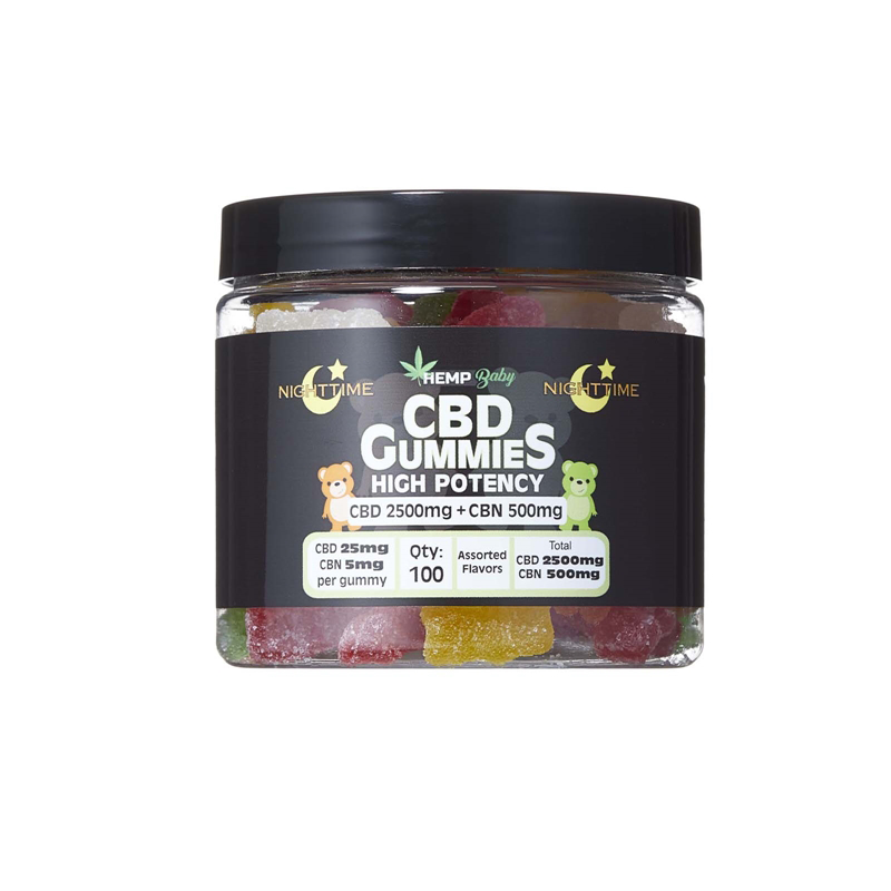 グミ ヘンプベビー高濃度100粒入り CBD2500mg CBN500mgの製品画像