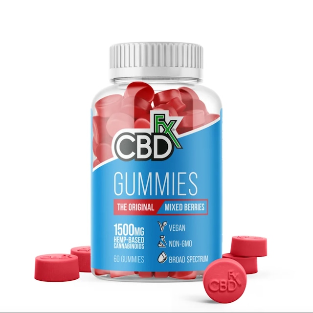 CBDfx CBDグミ 1粒CBD25mg / 合計CBD1500mg 60個入り｜高濃度 ブロードスペクトラムCBDの製品画像