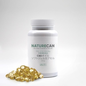 Naturecanソフトジェルカプセル 60粒 CBD10mgの製品画像