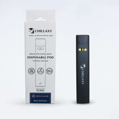 使い捨てPOD ブルースキットルズ CBD270mg 内容量0.3mlの製品画像