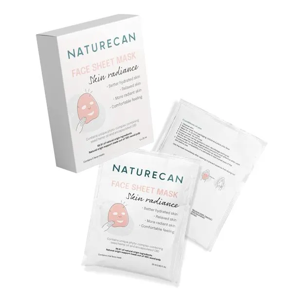 NATURECAN_CBDフェイスシートマスク ラディアンス