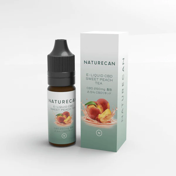 NATURECAN_CBDリキッド - ピーチティー (10ml)