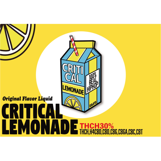 Original Flavor Liquid THCH 30% “CRITICAL LEMONADE”の製品画像