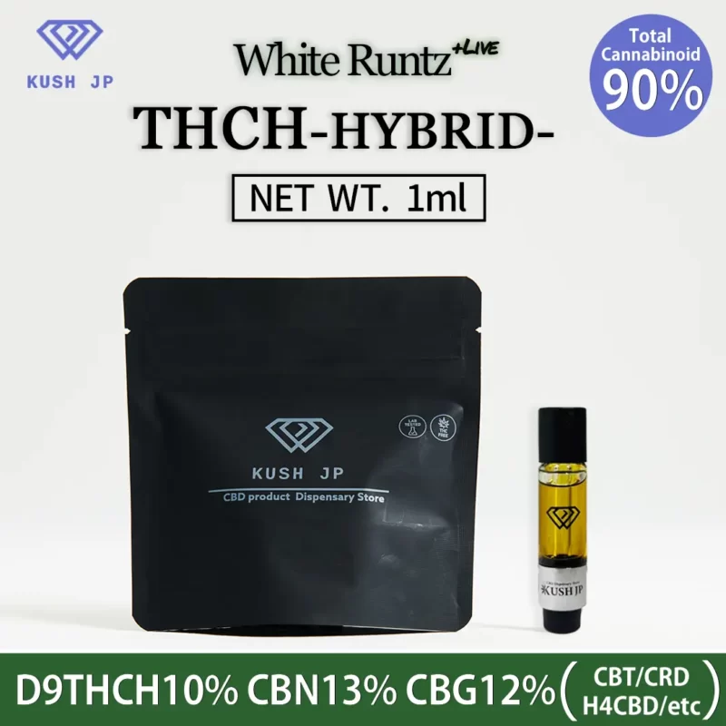 THCH-HYBRID- （WhiteRuntz Live Resin / MangoHaze：1.0ml）の製品画像