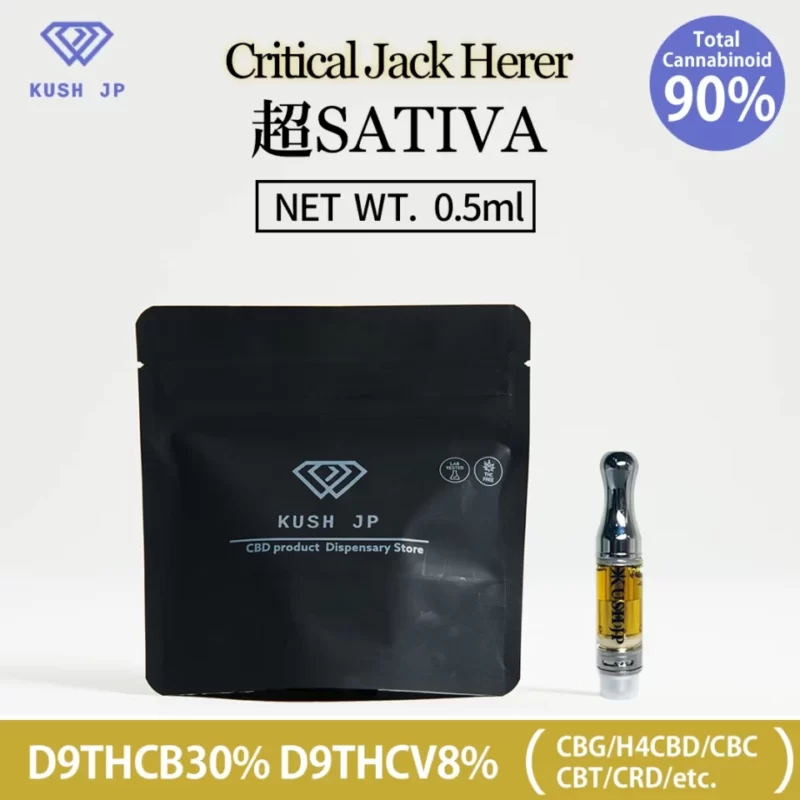 THCB30%-超SATIVA-（Critical Jack/GreenApple：0.5ml）の製品画像