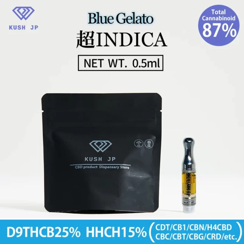 【上級者向け】THCB×HHCH 40％-超INDICA-（BlueGelato : 0.5ml）の製品画像