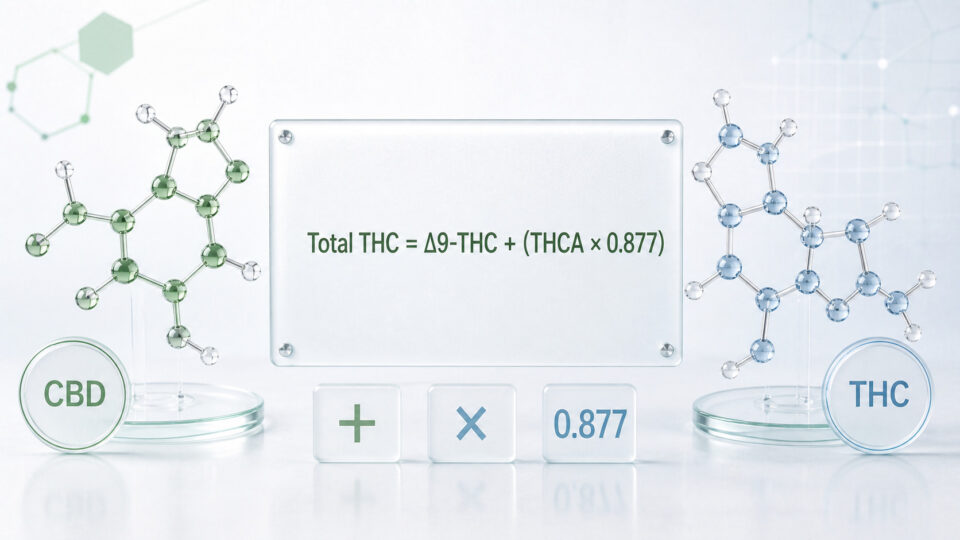 CBD COA Total THC計算方法